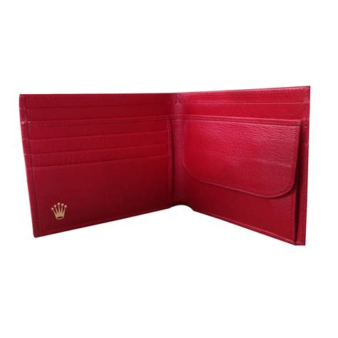 rolex wallet red|Rolex wallets for men.